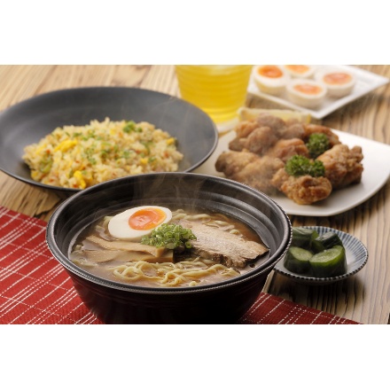 福島 「河京」 喜多方ラーメンレンジ麺しょうゆ味・みそ味4個セット