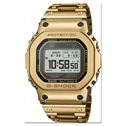 G-SHOCK フルメタル 5000シリーズ ソーラー電波時計 ゴールド