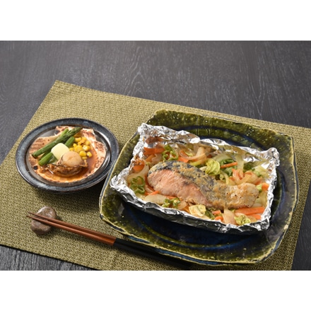 鮭のちゃんちゃん焼き 北海道産 3人前 と 帆立バター焼き 北海道産 3人前