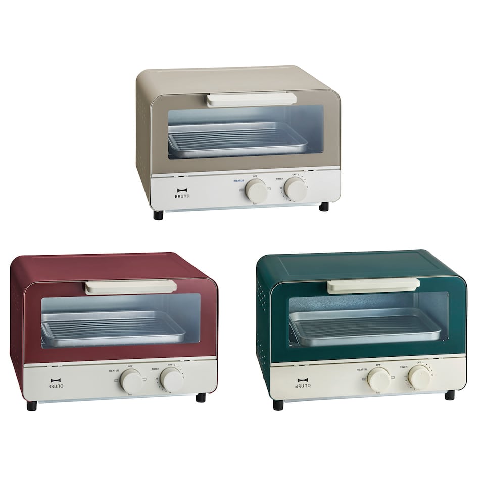 BRUNO オーブントースター レッド BOE052-RD