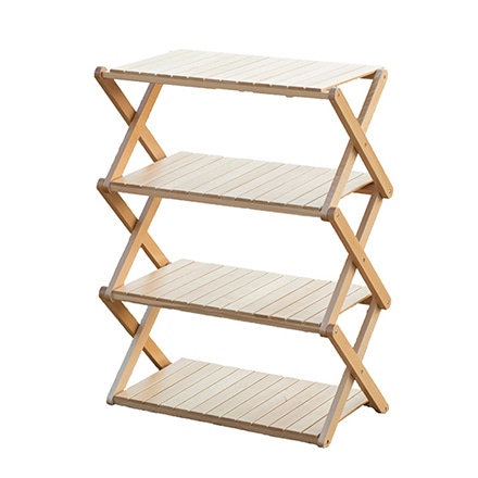 S'more Woodi Folding Rack 木製折り畳み式4段ラック