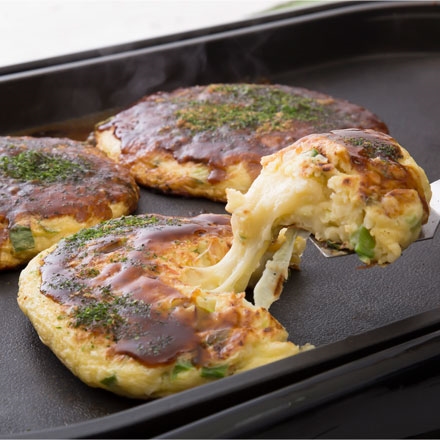 「京都どんぐり」京野菜の入った京風お好み焼きセット　3種×2枚（計6枚）