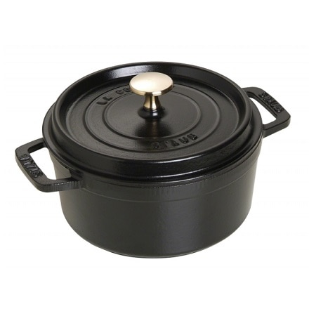 ストウブ ピコ・ココット ラウンド 18cm ブラック 40509-485