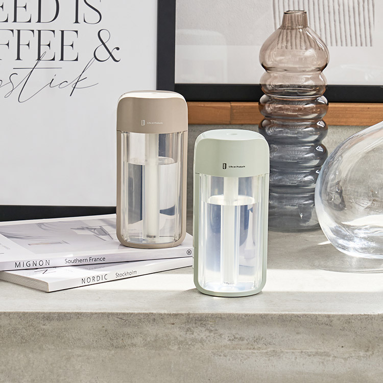 Life on Products ライフオンプロダクツ USB給電式 ポップLEDライト加湿器 ミントグリーン LCAHF008