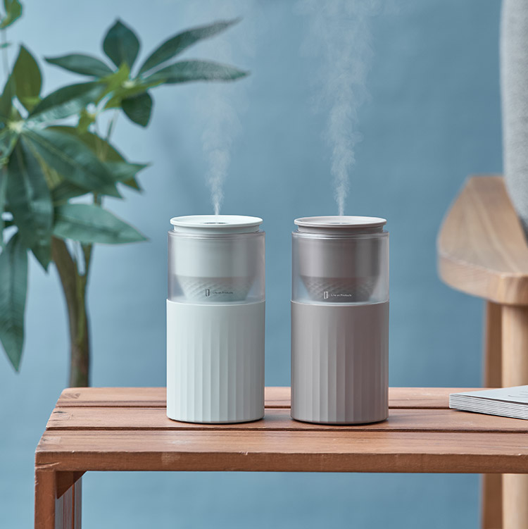 Life on Products ライフオンプロダクツ 充電式ムードライト加湿器 ミントグリーン LCAHF015