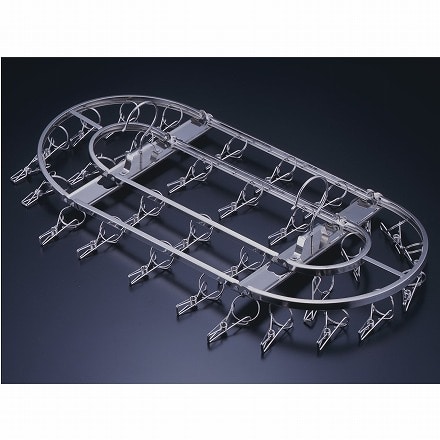 ダイレクトステンレスハンガー32ピンチ オーバル