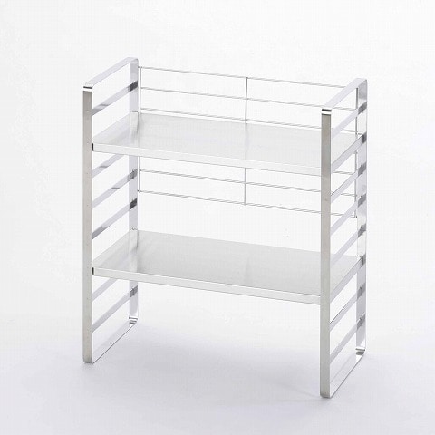 オールステンレス 頑丈出窓ラック 幅40cm