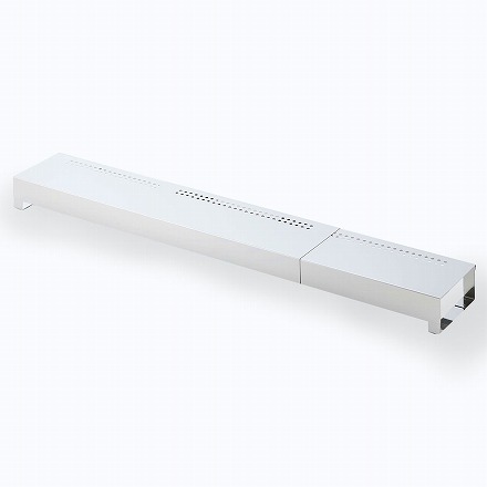 排気口をカバーできるコンロ奥ラック