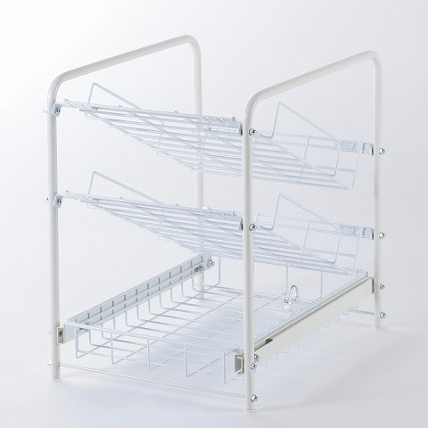 シンク下有効活用ラック ななめ棚 30cm幅