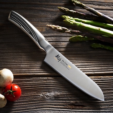 日本製 燕三条 村斗 三徳包丁 165mm Fit-Line 下村工業