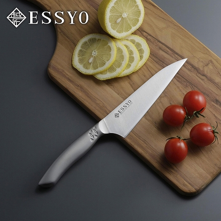 日本製 燕三条 越匠 小さな三徳庖丁 下村企販