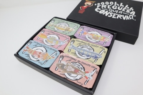 Cantara オイルサーディン デザイン シリーズ 6種セット ＜ギフトボックス＆商品＞