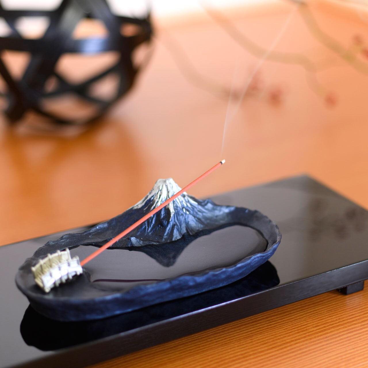 さかさ富士　香立　青富士