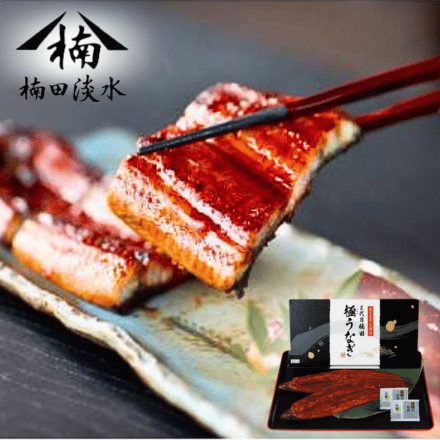 鹿児島県 楠田の極うなぎ 蒲焼き 2尾 (200g前後）