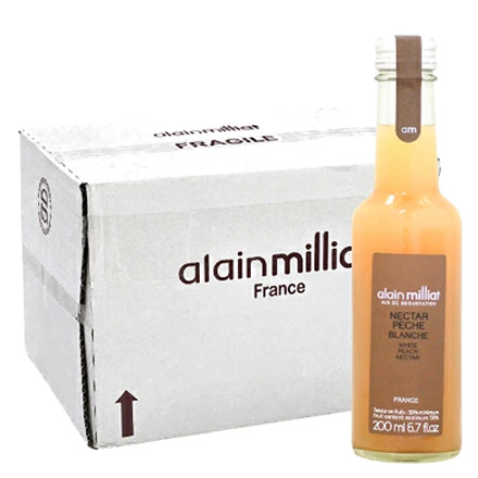 20本 ケース売りセット 【ピッコロサイズ】アランミリア ホワイトピーチ ネクター 200ml