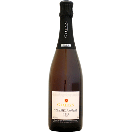 ジョセフ・グリュス・エ・フィス クレマン・ダルザス ブリュット・ロゼ NV 750ml (スパークリングワイン)