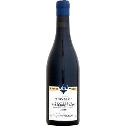 ドメーヌ・バロ・ミロ ブルゴーニュ・パストゥーグラン キュヴェV [2020]750ml (赤ワイン)