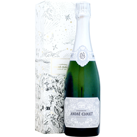 アンドレ・クルエ シルバー ブリュット・ナチュール NV 750ml 箱入り 【正規品】