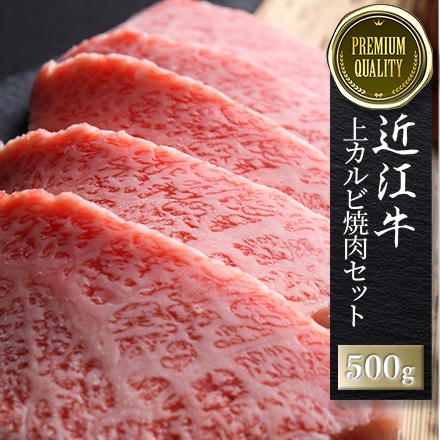 近江牛 上カルビ焼き肉セット 500g 2～3人分