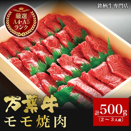 万葉牛 モモ焼肉 500g 2～3人前