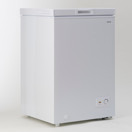 山善（YAMAZEN）冷凍庫100LYF-C101(W)(ホワイト)