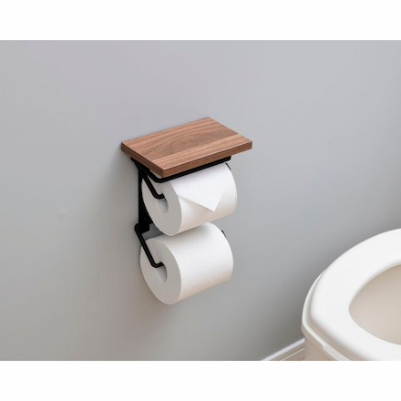 山善（YAMAZEN） ペーパーホルダー RPH-TW(DBR3MBK)