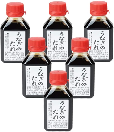 秘伝 うなぎ蒲焼きたれ 80ml×6本