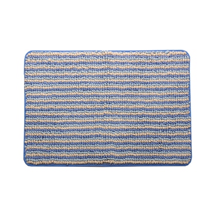 抗菌防臭バスマット「ナリ」2枚組 50×75cm ブルー