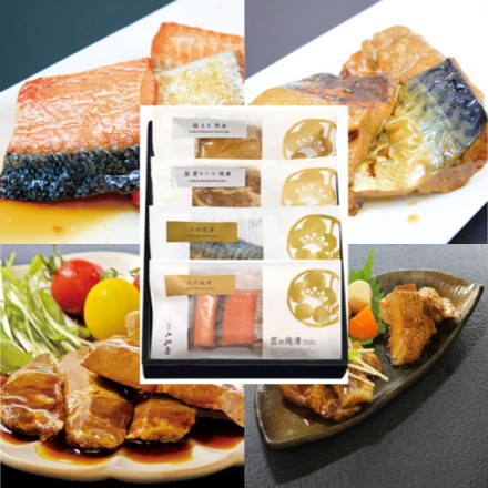 新潟小川屋 レンジで温め簡単調理 焼漬詰合せ4種4点