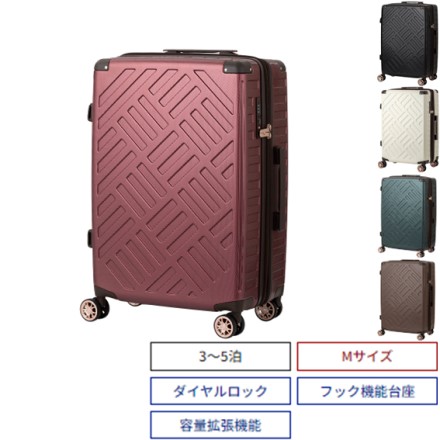 LEGEND WALKER DECK ZIPPER PLUS ハードケース LCC機内持込非対応 グリーン Mサイズ 5514-59