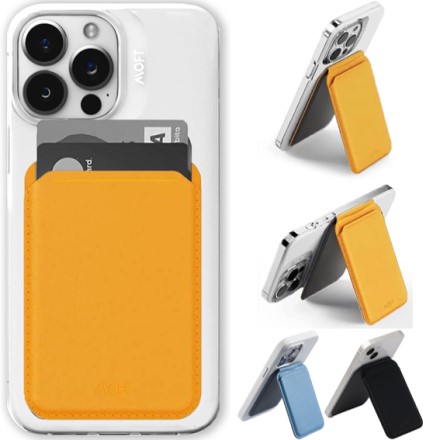 MOFT 干渉防止シート内蔵 フラッシュウォレット＆スタンド ジェットブラック