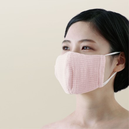 オーガニックコットンマスク ピンク