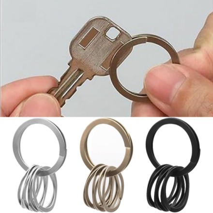 爪を傷めない 特許取得 スマートキーリング シャンパンゴールド