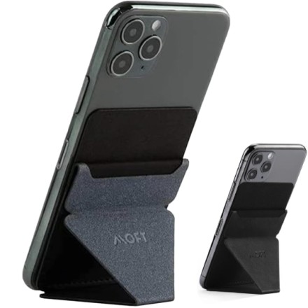 MOFT 干渉防止シート内蔵 X スマートフォンスタンド 粘着タイプ スペースグレー