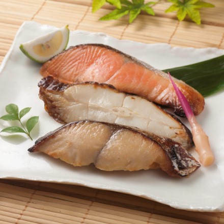 人形町 浜の院 江戸甘味噌仕立て 8切　浜町漬 さわら 銀鮭 銀ひらす ぶり 各2切