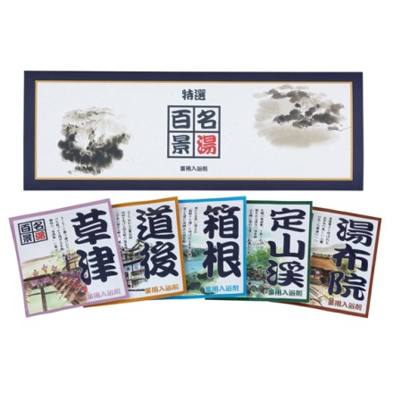 名湯百景 三つ折り 5包入×2セット