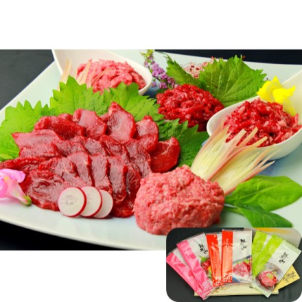 千興ファーム 鮮馬刺しバラエティｰ3種セット