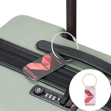 荷物紛失時に便利 TRAVEL SENTRY TSID 荷物タグ ブラック