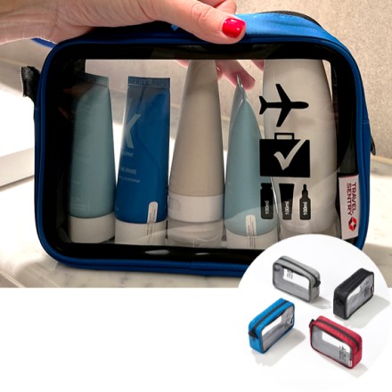 TRAVEL SENTRY トイレタリーポーチ レッド