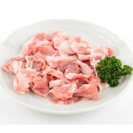 細川農興 十豚 こま切れ 計1kg 2～3mmスライス