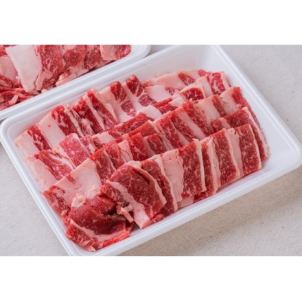 鹿児島県 国産 未経産牛 黒毛姫牛 A4ランク バラ焼肉用 500g