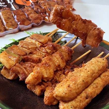 鹿児島県 やまさきの焼き鳥 簡単調理 5種盛 25本入 たれ味