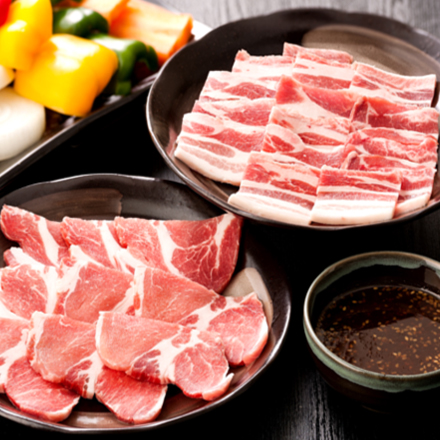 鹿児島 黒豚 焼肉詰合せ 600g（肩ロース肉300g バラ肉300g）