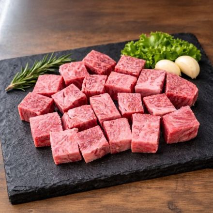 鹿児島黒牛サイコロステーキ A5ランク 250g