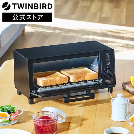 ツインバード オーブントースター TS-4044B ブラック