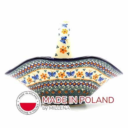 ポーリッシュポタリー バスケット V 0.7L-U62 Millena ミレナ社