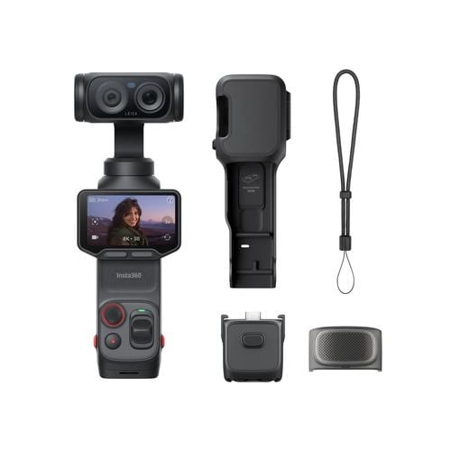 Insta360 CINSABTA-LUNAULTRA01 ジンバルカメラ insta360 Luna デュアルレンズ搭載 1インチ8Kセンサー採用 OLEDタッチスクリーン ブラック