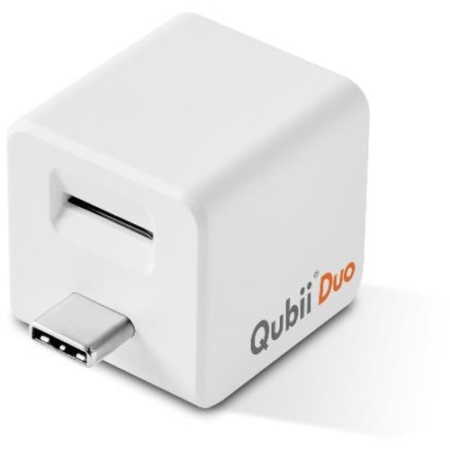 MAKTAR iOS／Androidバックアップストレージ Maktar Qubii Duo USB Type C MKPQC-W ホワイト