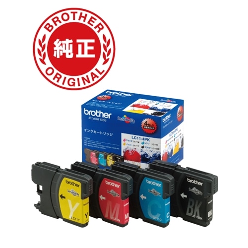 ブラザー 純正 インクカートリッジ 4色セット LC11-4PK
