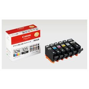 キヤノン 純正インクカートリッジ BCI-326+325／6MP 6色マルチパック
